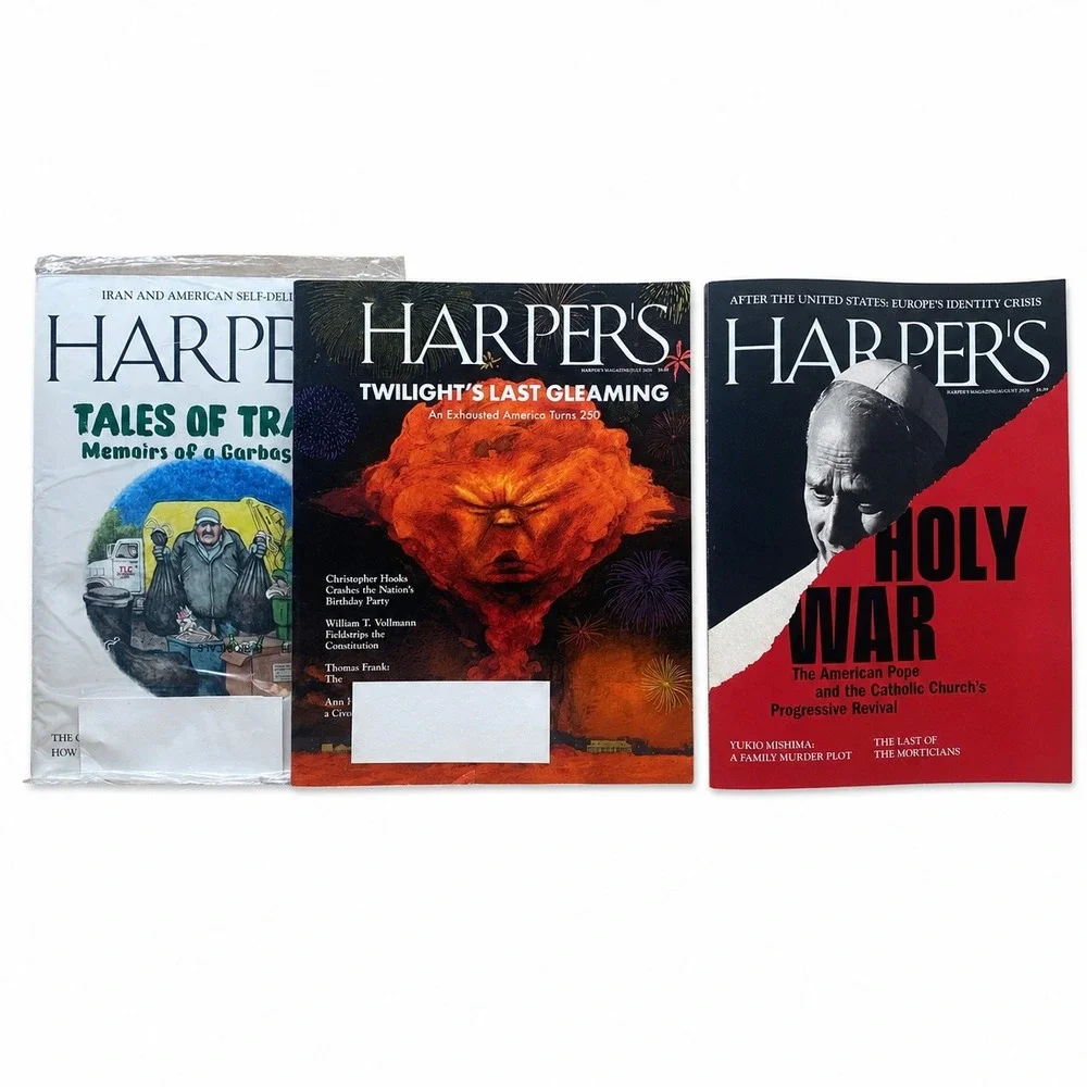 Harper's Magazine Bundle June July 2026 R. Crumb Tales of Trash Twilight